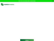 Tablet Screenshot of marcopharma.com